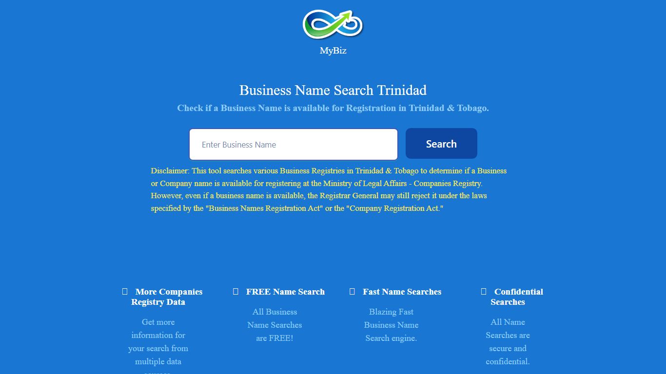 Business Name Search Trinidad